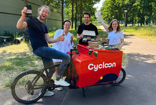 Sokkenmakers en Cycloon gaan samenwerking aan voor duurzame bezorging