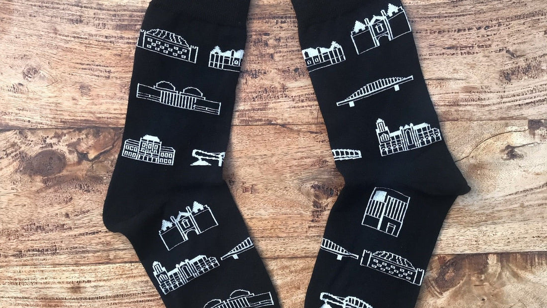 Word verkooppunt van de unieke Arnhem sok